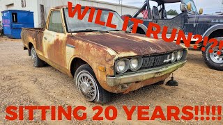 WILL IT RUN AFTER 20 YEARS!? datsun 620