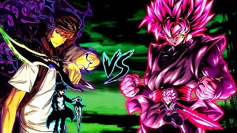 Sung Jinwoo OP (Solo Leveling) VS Goku Black Purgation OP (all form) in Jump Force Mugen