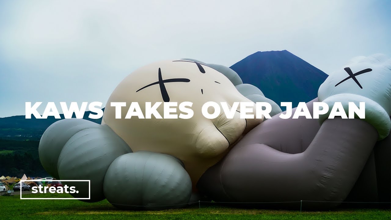 KAWS Takes Over Japan at Mt. Fuji! - YouTube