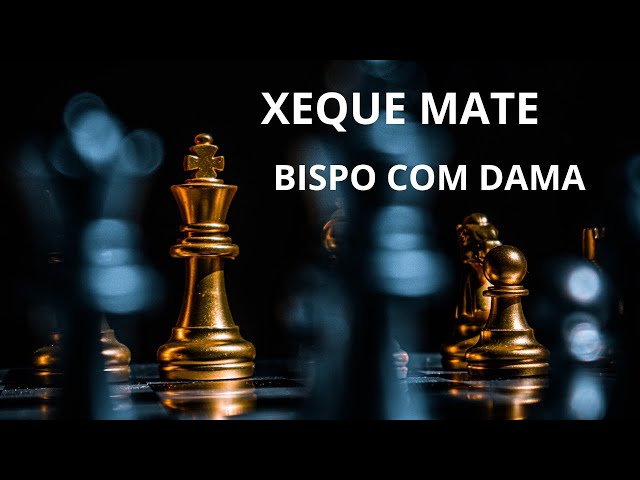 Aprenda o Xeque Mate de Dama contra Bispo. #xeque #xequemate #xadrez #