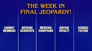 A Week In Final Jeopardy 3325-3625 Jeopardy