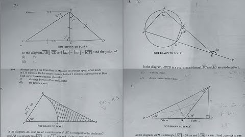 Core Mathematics WASSCE 2024 Questions