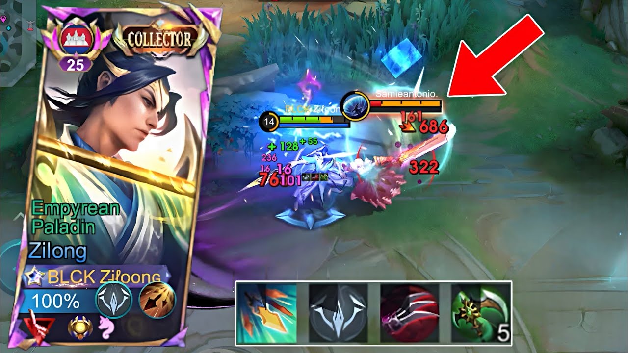 ZILONG FINALLY FOUND BEST ZILONG 1HIT SHOT BUILD AND EMBLEM!! BROKEN ...