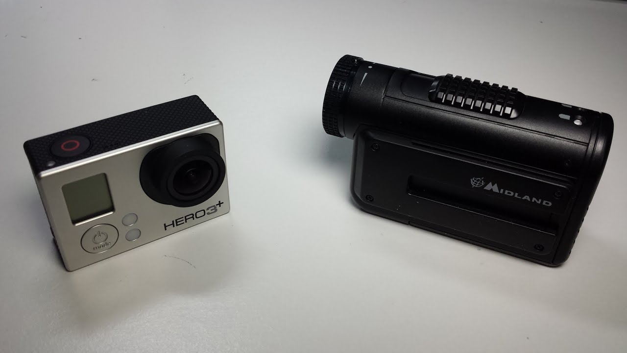 GoPro Hero 3+ vs Midland XTC 400 HD Action Camera Video Comparison