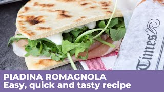 How to make the authentic PIADINA - The queen of Italian street food