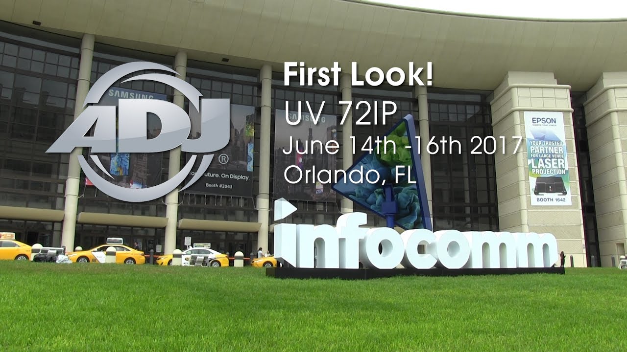 ADJ UV 72IP "First Look!" at InfoComm2017