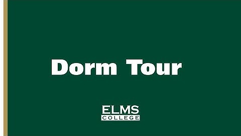 Dorm Tour