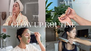 GLOW UP routine *at home*