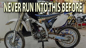 2007 Yamaha YZ250F boven- en onderkant Ep53