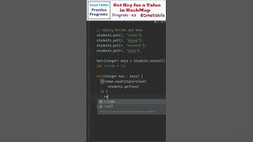 Java Program 49 | Get Key for a Value in HashMap #Shorts #java #coding #programming