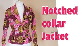 How To draft Notched collar / lapel Jacket/Blazer.