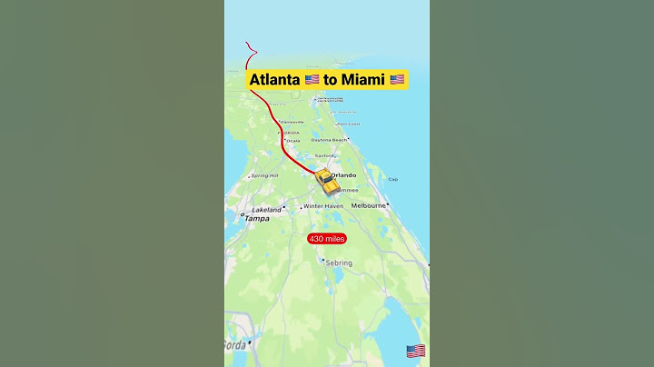 Travelling Atlanta Georgia to Miami Florida #usa