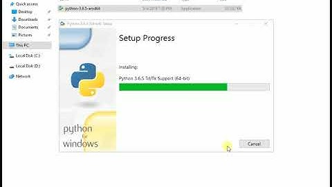 Install Python on Windows Server