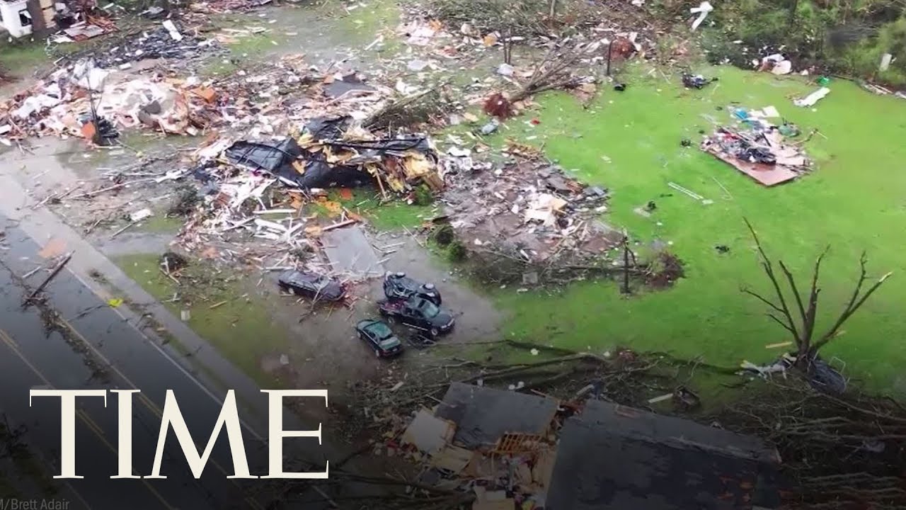 At Least 23 Dead As Storms Tear Through The Deep South | TIME - YouTube