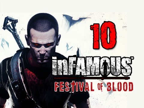 Infamous 2 Festival of Blood DLC: Walkthrough Part 10 Mary's Tomb & Past Let's Play Gameplay