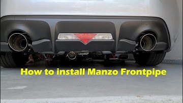 How to install Manzo Frontpipe on Toyota 86