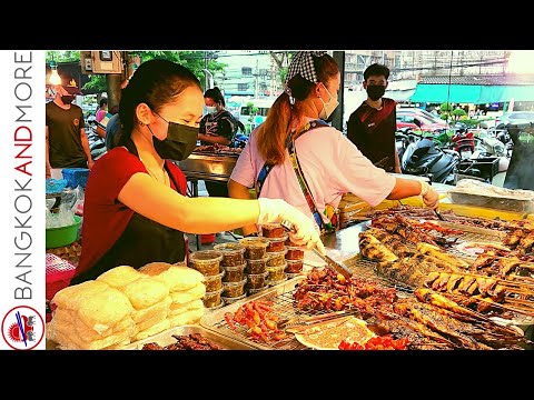6 pm STREET FOOD Market In BANGKOK - Ready For Best THAI FOOD?