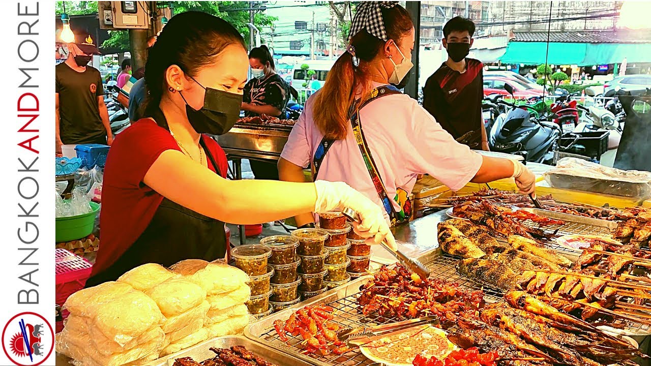 6 pm STREET FOOD Market In BANGKOK - Ready For Best THAI FOOD?