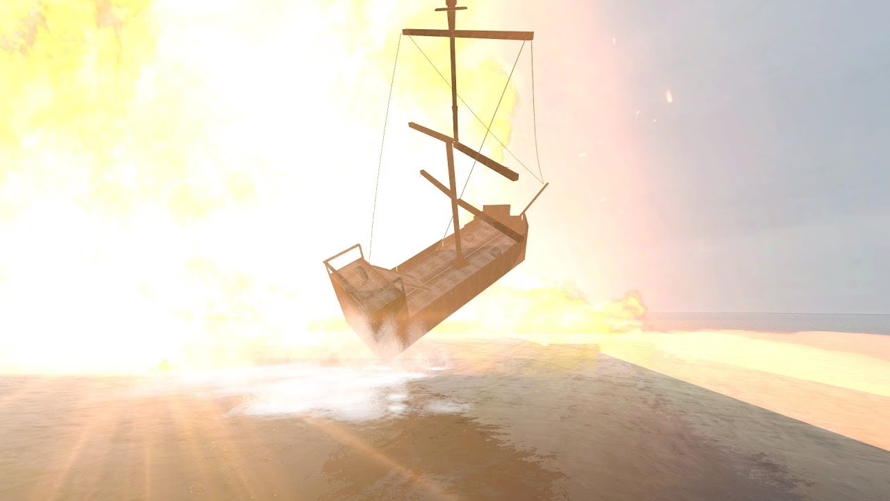 ОГНЕННЫЙ ТОРНАДО В ОКЕАНЕ!! Неделя торнадо в Garry's Mod! (gdisasters)