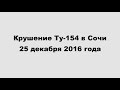 Крушение Ту-154 в Сочи 25.12.2016. Версия.