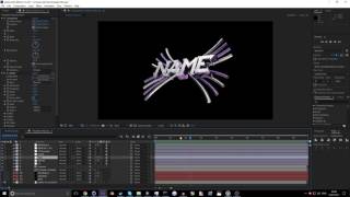 Purple Sync Intro Template W/ Speedart | C4D+AE