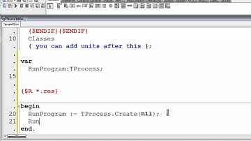 Free Pascal Program Tutorial 28 - Running External Programs - IE Batch MS Paint Calculator - Lazarus