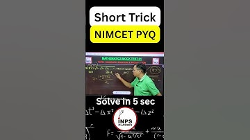 🔥 Solve ALGEBRA in Seconds! | NIMCET PYQ & NIMCET Short Trick