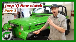 Kiwi gets a new clutch (Part 1): Jeep YJ new clutch by JeepSolid 2,160 views 5 months ago 10 minutes, 40 seconds
