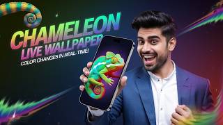 Chameleon Color Changes Live Wallpaper App screenshot 2