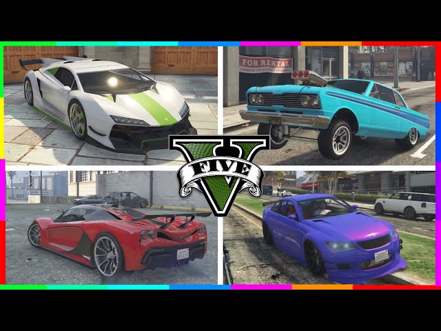 Ubicación de COCHES SECRETOS DE LUJO y ESPECIALES en GTA 5 Online