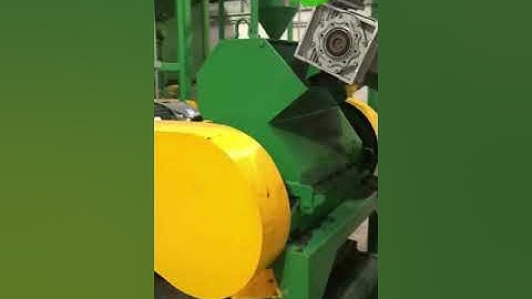 tire recycling line to rubber granules