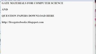 GATE BOOKS FOR COMPUTER SCIENCE FREE DOWNLOAD screenshot 3