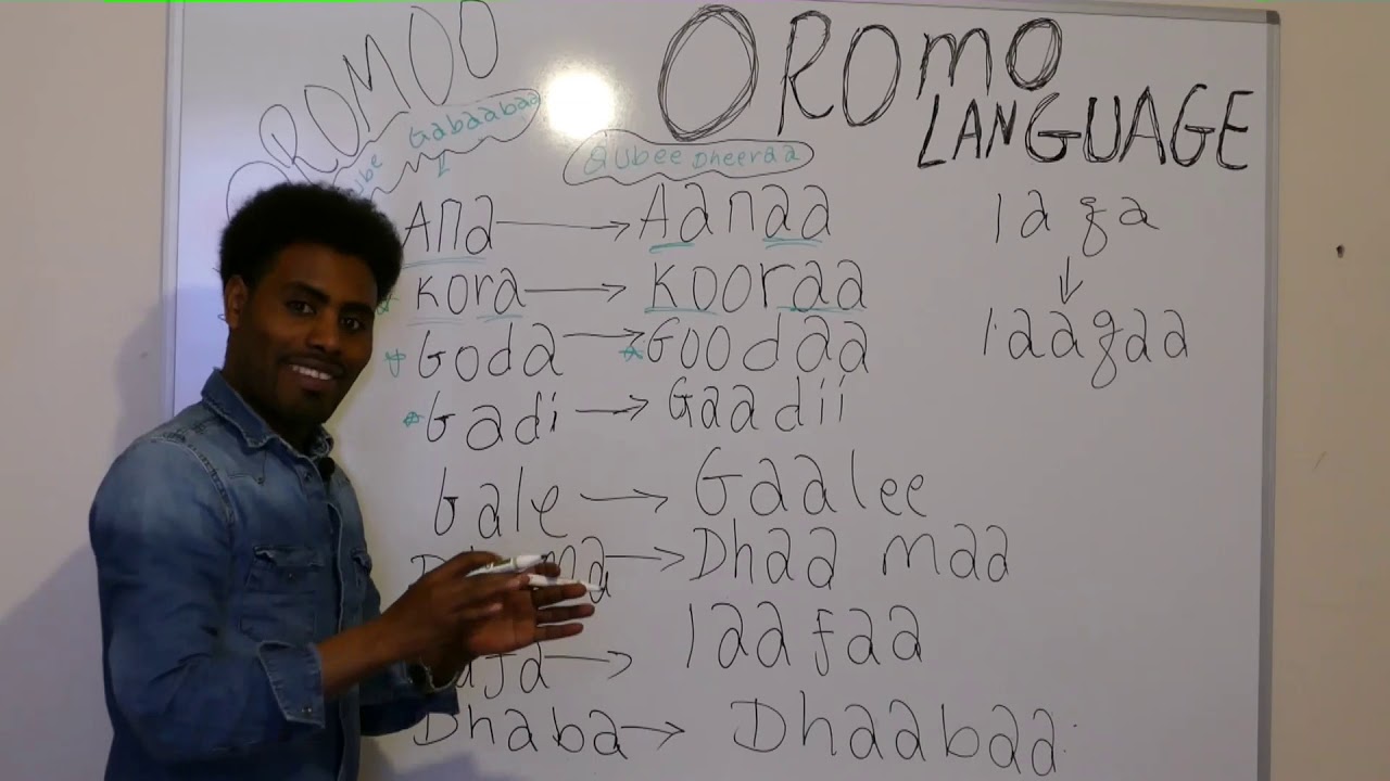 OROMO LANGUAGE QUBEE GABAABAA FII DHEERAA.