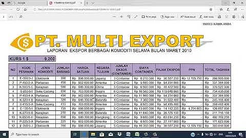 PEMBAHASAN SOAL UJI KOMPETENSI EXCEL BAG 2