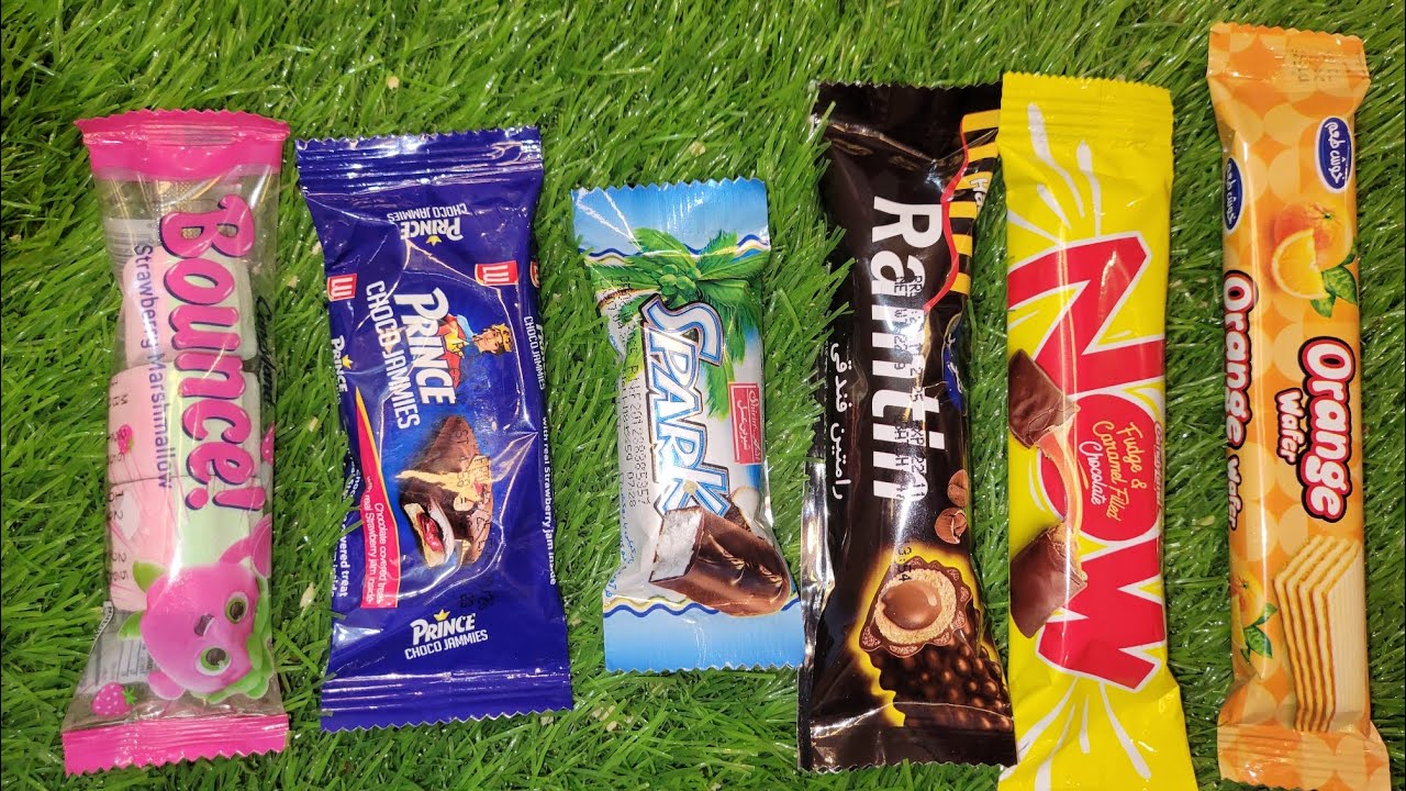 Satisfying Video Asmr Unboxing GIANT Sweets Chocolate and Rainbow Lollipops with Candy Cutting Asmr.