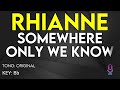 Rhianne - Somewhere Only We Know - Karaoke Instrumental