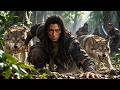 Action Movie | Raised by Wolves, He Unleashes Savage Power and Crushes 100 Thugs Alone!