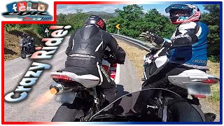 CBR Fireblade is back! Crazy ride with friends! Testing gimbal.
