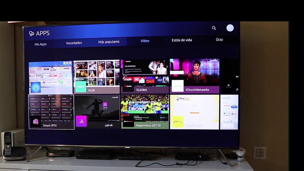 Smart IPTV samsung - YouTube