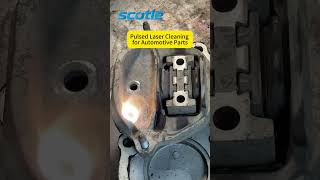 Cleaning Auto Parts Before Repair 🔧 Pulsed Laser Demo #lasercleaningmachine #pulsedlaser