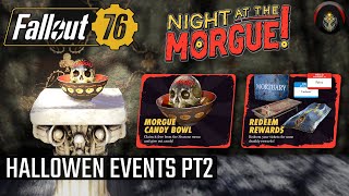 FALLOUT 76 | Spooky Scorched & Night At The Morgue!