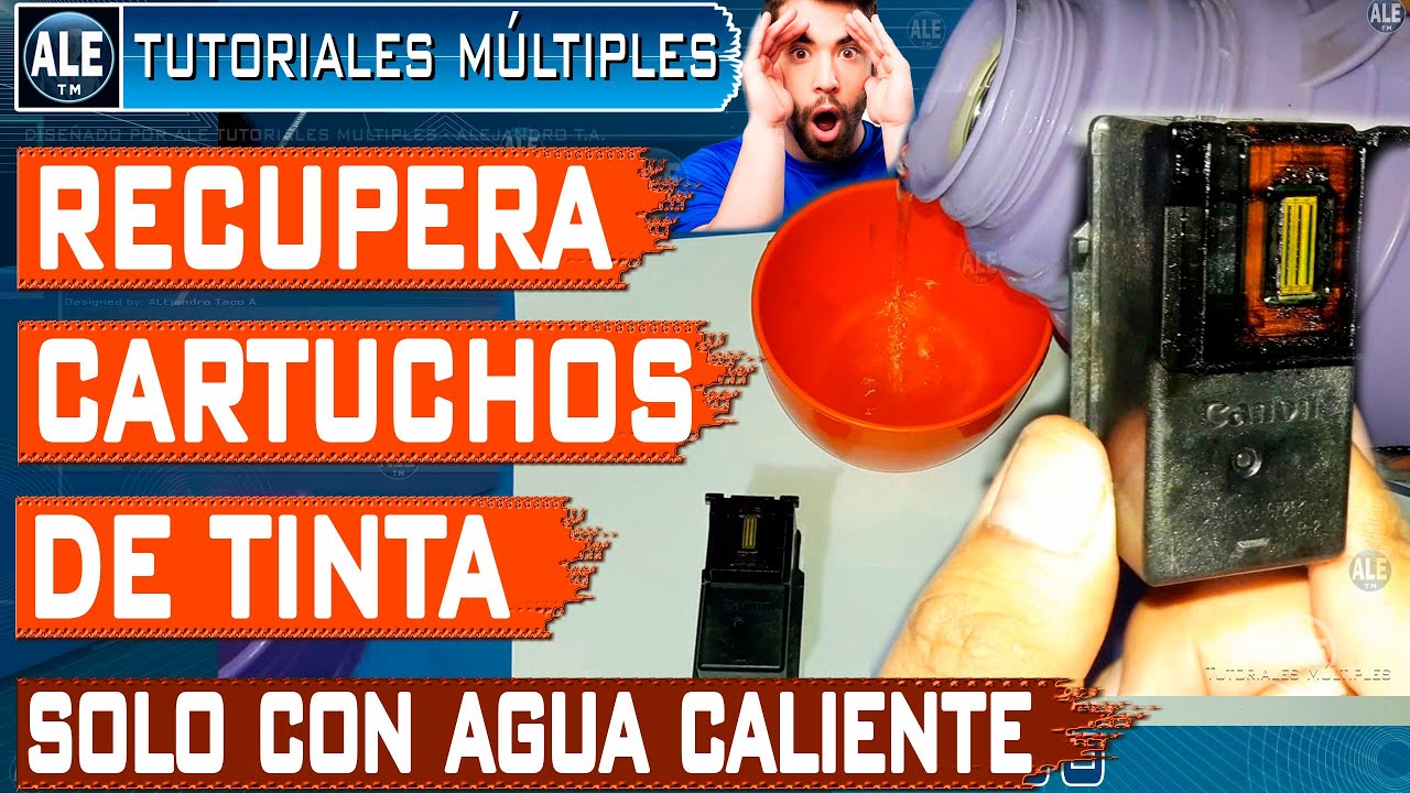 Como Recuperar Cartuchos De Tinta Secos - Como Reparar Cartucho De Impresora  - YouTube