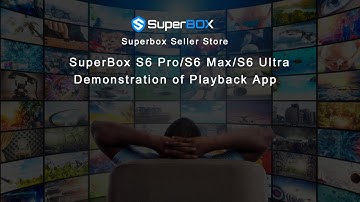 SuperBox S6 Pro/S6 Max/S6 Ultra Demonstration of Playback App