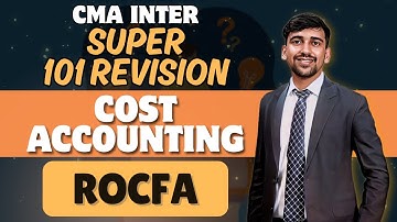 CMA Inter Revision | Reconciliation of Cost and financial accounting | Cost Accounting