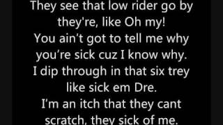 Video thumbnail of "Eminem - Crack a Bottle - Lyrics"