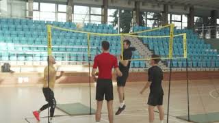 CROSSNET Indoors | Indoor Four Way Volleyball