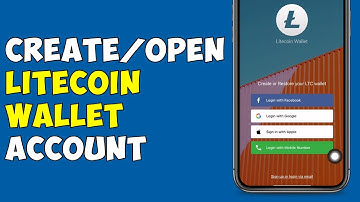 How To Create/Open LiteCoin Wallet Account