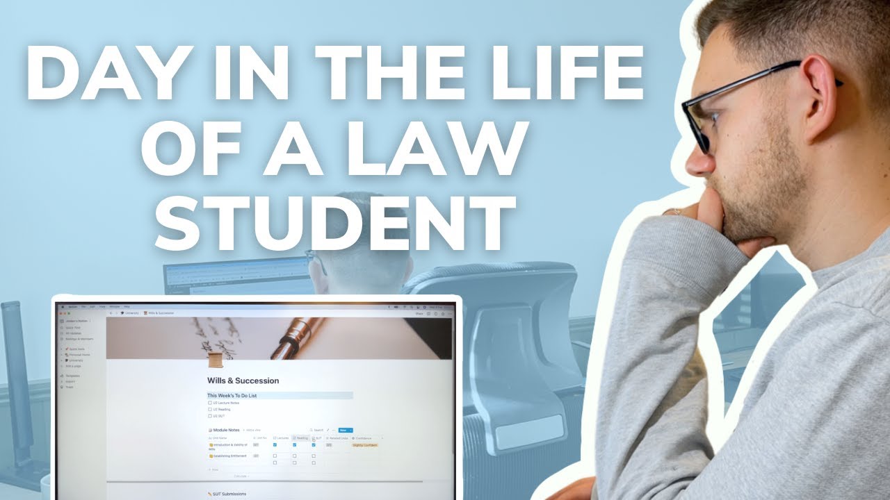 Day In The Life Of A Law Student | How I Use Notion To Take Notes | Law ...