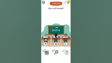 Who is? Brain Teaser & Riddles Level 148: Who is left - handed?