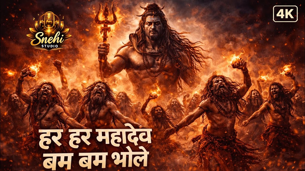 हर हर महादेव | बम बम भोले | अघोरी नृत्य का तूफ़ान | 4K Video Song